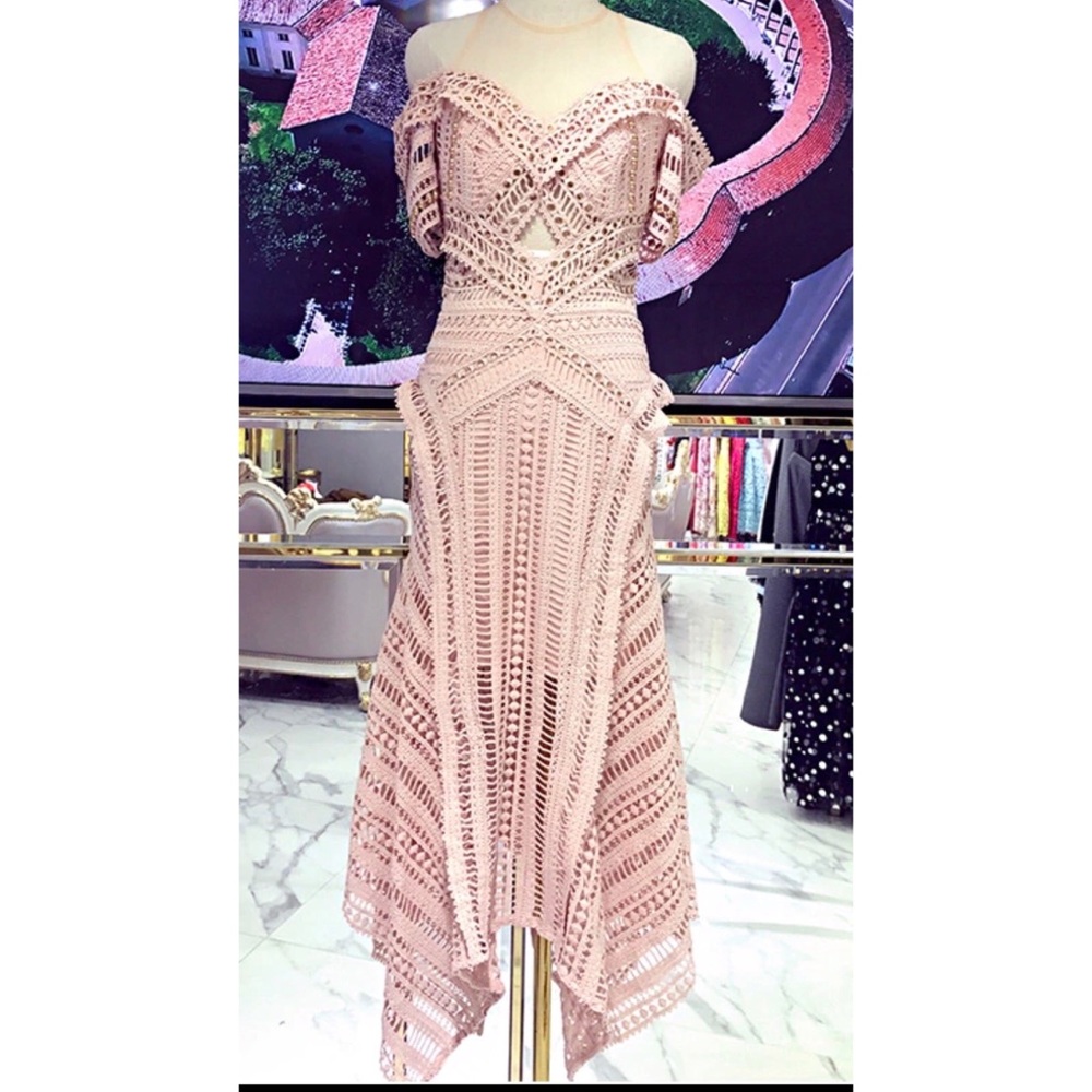 Lace Beaded Dress Thurley inspired